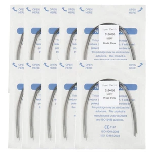 100bags dental Super Elastic Niti Ovoid Rectangular Arch Wire 17*22 Upper - Picture 1 of 12