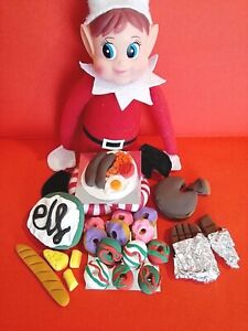 ELF PROPS ACCESSORIES ON THE SHELF Variety of Food Props Pizza Cakes Doughnuts