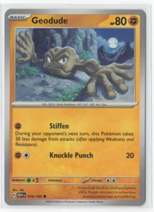 Pokemon Scarlet & Violet 151 - 074/165 Geodude - Picture 1 of 1