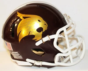2020 Texas State Bobcats Custom Riddell Mini Helmet vs SMU - Picture 1 of 3