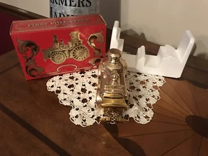 FIRST VOLUNTEER 1 AVON BOTTLE DECANTER GLASS VINTAGE FULL W/ ORIGINAL BOX - Picture 1 of 3