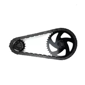 INSANE CHAIN CAPS BMX CHAIN *NEW* 1/2"X1/8" STREET WHEELIE BLACK - Picture 1 of 1