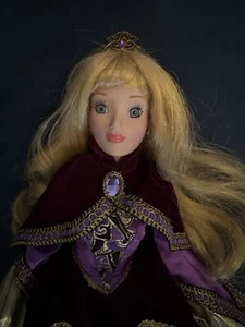 Brass Key Disney Sleeping Beauty Aurora Purple Dress 16" Porcelain Doll - Picture 1 of 9