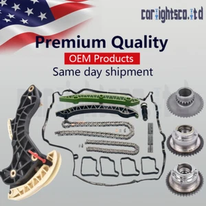 For Mercedes W204 W212 C250 E250 Timing Chain Kit w/ Tensioner + Camshaft Gears - Picture 1 of 11