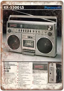 Panasonic RX-5500 LS Boombox Ghetto Blaster Insegna Riproduzione Vintage Metallo D29 - Foto 1 di 2