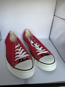 Size 13 - Converse Chuck Taylor All Star Low Red - Picture 1 of 8