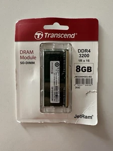 8GB Transcend JetRam DDR4 3200Mhz PC4-25600 CL22 SO-DIMM Laptop Module 260 Pins - Picture 1 of 2