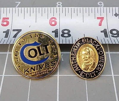 2 - Colt Black Lapel Pins - Image 1 of 4