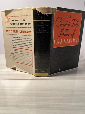 The Complete Tales and Poems of Edgar Allan Poe 1965 Modern Library Taiwan HC DJ Foto 1 de 4