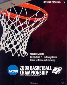 2008 NCAA Tournament NCAA Sweet 16 Elite 8 Program UCLA - Picture 1 of 1