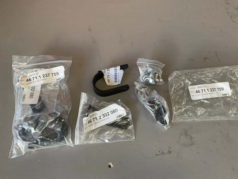 Juego de herrajes de barra de choque BMW Airhead R75 R90 R80 R100 - Un lado Foto 1 de 1