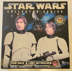 Star Wars Serie de Coleccionista Han Solo y Luke Skywalker Stormtrooper Gear Nuevo en Caja - Imagen 1 de 2