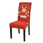 Elastic Red Chair Cover With Rabbit Print For Chinese New Year Conferences