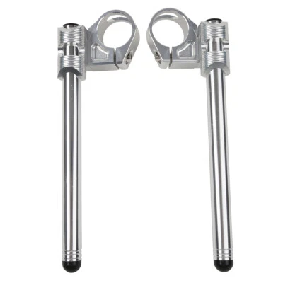 43mm Handlebars Clip-On Handle Bar Fit For Yamaha YZF R6 1999-2004 R6S 2006-2010 - Image 1 of 4