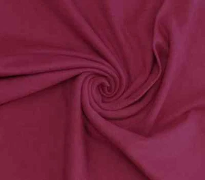 Elastischer Bündchen-Stoff 50x70cm, Beere – Für Kleider, Röcke, nähen, rot - Bild 1 von 2