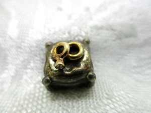AUTHENTIC PANDORA ALE 925 STERLING 14K GOLD CUBIC ZIRCONIA WEDDING RINGS CHARM - Picture 1 of 5
