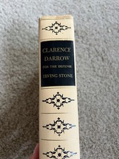 1941 "Clarence Darrow For The Defense" Hardcover 1st Edition by Irving Stone