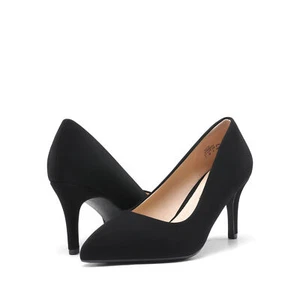 US Women Stilettos Heel Pointed Toe Wedding Party Slip On Pump Shoes - Picture 1 of 18