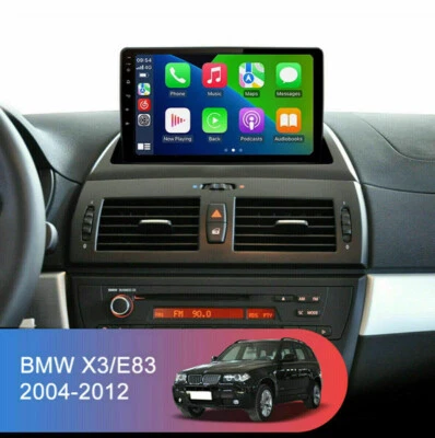 Für BMW X3 E83 2004-2012 Carplay Autoradio Android 13.0 BT GPS DAB+ Navi 2+64GB - Bild 1 von 4