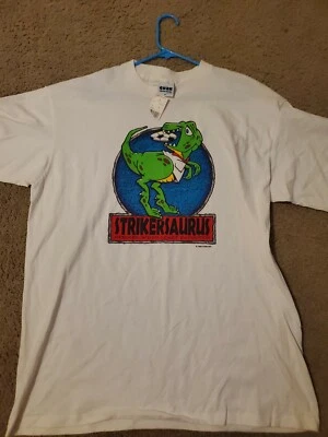 Vintage Strikersaurus Shirt 1993 Size XL - Image 1 of 3