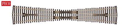 PECO 'HO' GAUGE SL-U8364 CODE 83 UNIFROG DIAMOND CROSSING TRACK PIECE - Image 1 of 2