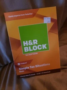 H&R Block Tax Software Federal Basic 2018 - Picture 1 of 4