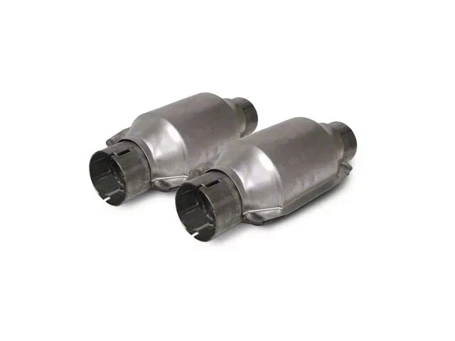 SLP ROUSH High Flow Catalytic Converters Pair cats 96-10 Mustang 4.6 5.0 2.5" - Image 1 of 1