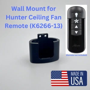 Wall Mount for Hunter Apex, Avia II Ceiling Fan Remote (K6266-13) 4-Button - Picture 1 of 4