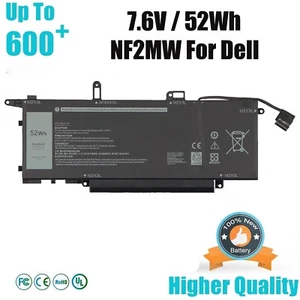 NF2MW Battery FOR DELL Latitude 7400 9410 2-in-1 P110G 85XM8 8W3YY CHWV6 GJD1V - Picture 1 of 9