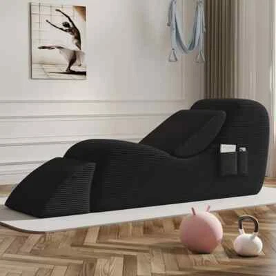 Yoga Recliner Yoga Sofa Yoga Chair Chaise Lounge Divan Bed Curved Sofa Sex Chair - Image 1 of 4