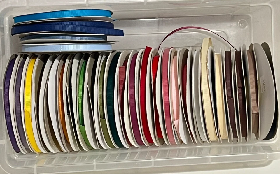 Stampin' Up Retired Grosgrain Ribbon 1/4" Your Choice of Colors Retired Vintage - Image 1 of 1