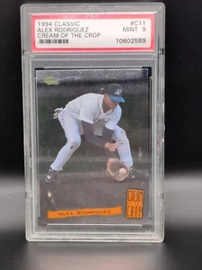 1994 Classic Alex Rodriguez Cream Of The Crop PSA 9 - Picture 1 of 2