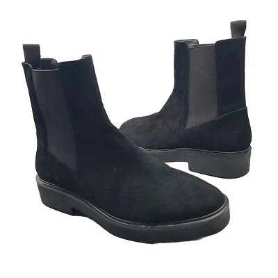 Stuart Weitzman Botines Mujer Henley Chelsea Botín Negro Gamuza Talla 9 Nuevo Foto 1 de 4