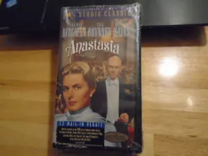 SEALED RARE OOP Anastasia VHS film 1956 INGRID BERGMAN Yul Brynner Helen Hayes ! - Picture 1 of 2