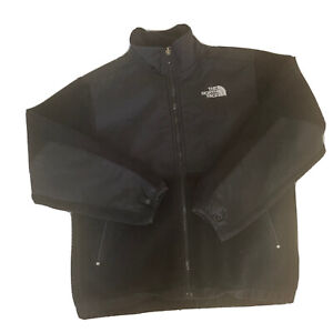The North Face Black Fleece Jacket Boys size M Polactec Recycled Material