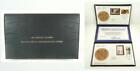 Two Official Olympic Precious Metal Commemorative Covers c. 1976 with Case & COA