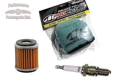 Pre-Oiled RTU Air Filter, Oil Filter & Spark Plug for Honda CRF250R 2010-2013 - Image 1 of 2