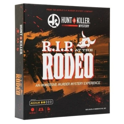 new sealed R.I.P. At The Rodeo Hunt A Killer murder mystery detective board game - Image 1 of 4