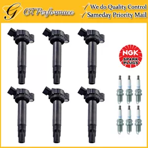 Quality Ignition Coil & NGK Spark Plug 6PCS for ES330 RX330/ Camry Solara V6 - Picture 1 of 7