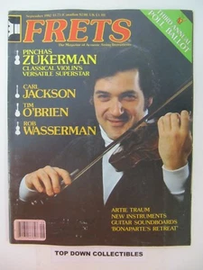 Frets Magazine September 1982 Pincgas Zukerman/Carl Jackson/Tim O'Brien - Picture 1 of 2