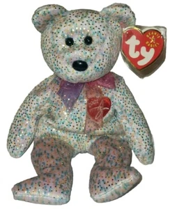 Juguete de peluche Ty Beanie Baby 2001 SIGNATURE BEAR (8,5 pulgadas) nuevo MWMTs - Imagen 1 de 8