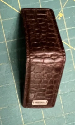 Relic Brand Dark Brown Leather Magnetic Money Clip - Image 1 of 4