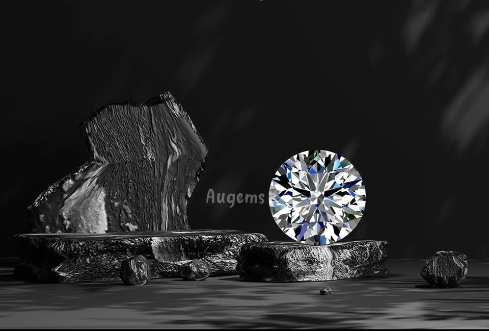 10 Ct Natural Diamond Round Cut D Grade VVS1 +1 Free Gift - Image 1 of 4