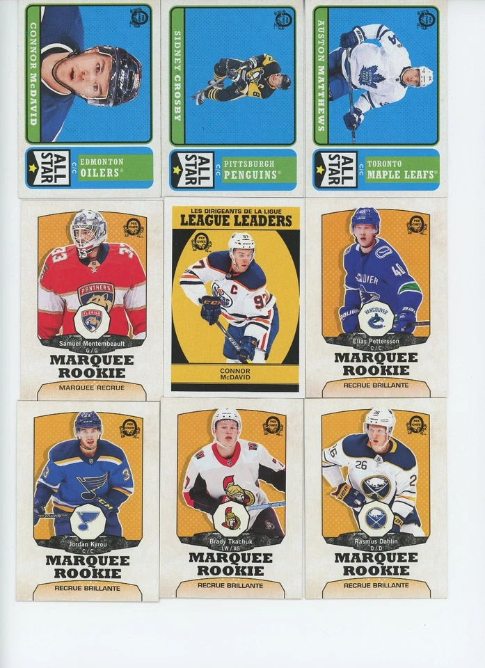 2018-19 O-PEE-CHEE Complete RETRO Set + RCS (1-650) - Image 1 of 1