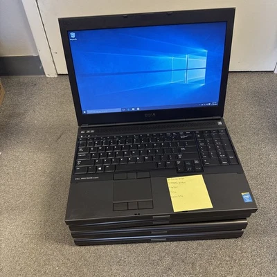 (Lot of 4) Dell Precision M4800 i7-4700MQ 16GB 512GB SSD Win10 - Image 1 of 4