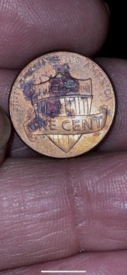 Shield Error Penny, 2017 P Reverse Double Struck Penny - Image 1 of 2