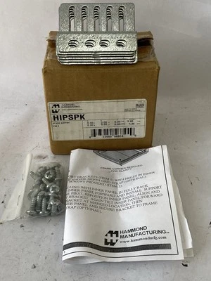 CAJA DE SOPORTE LATERAL IP HIPSPK FABRICACIÓN HAMMOND DE 6 CON HERRAJES Foto 1 de 4