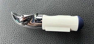 Tupperware Sm Ice Cream Scoop Refrigerator Magnet Mini Gadget White & Blue NEW - Picture 1 of 5