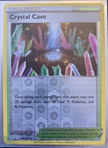 Crystal Cave 144/203 Reverse Holo | Trainer Stadium | Evolving Skies Pokémon - Picture 1 of 1