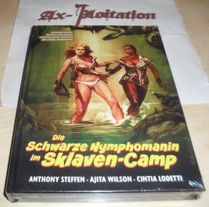 Die schwarze Nymphomanin im Sklaven-Camp Mediabook Blu 50/66 B OVP Ajita Wilson - Foto 1 di 5